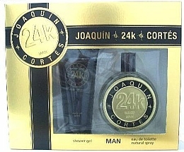 Düfte, Parfümerie und Kosmetik Joaquin Cortes 24k Man - Duftset (Eau de Toilette 100ml + After Shave Balsam 150ml)