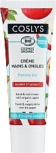 Düfte, Parfümerie und Kosmetik Hand- und Nagelcreme mit Bio-Apfel - Coslys Hand & Nail Cream With Organic Apple 98.5% Natural Origin