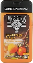 Feuchtigkeitsspendendes Duschgel Orangenenholz und Argan - Le Petit Marseillais Men Body and Hair — Foto N2