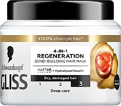 4in1 Regenerierende Haarmaske - Gliss Kur Regeneration Hair Mask — Bild N1
