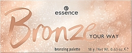 Bronzer-Palette - Essence Bronze Your Way Bronzing Palette — Bild N2