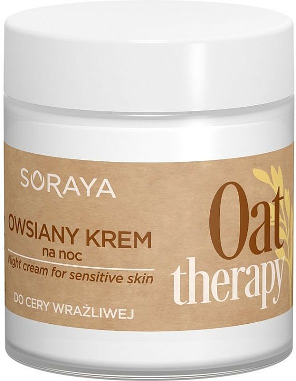 Nachtcreme mit Haferextrakt für empfindliche Haut - Soraya Oat Therapy Night Cream