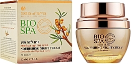 Düfte, Parfümerie und Kosmetik Nährende Nachtcreme mit Sanddorn & Karotte - Sea of Spa Bio Spa Nourishing Night Cream