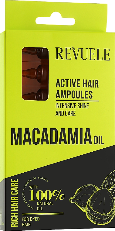 Aktive Haarampullen - Revuele Macadamia Oil Hair Ampoules — Bild N1