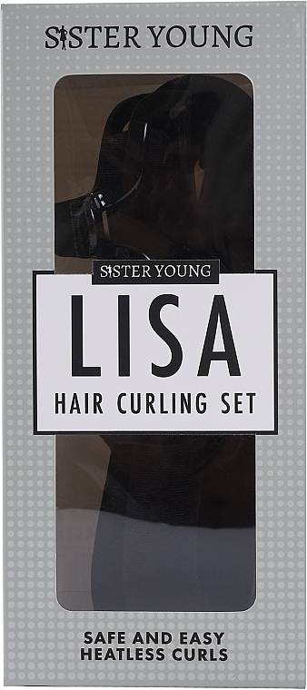 Haargummi-Set - Sister Young Lisa HAir Curling Set Black  — Bild N1