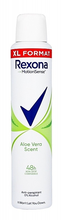Spray Antitranspirant - Rexona Motion Sense Aloe Vera Antiperspirant 0% Alcohol — Bild N1