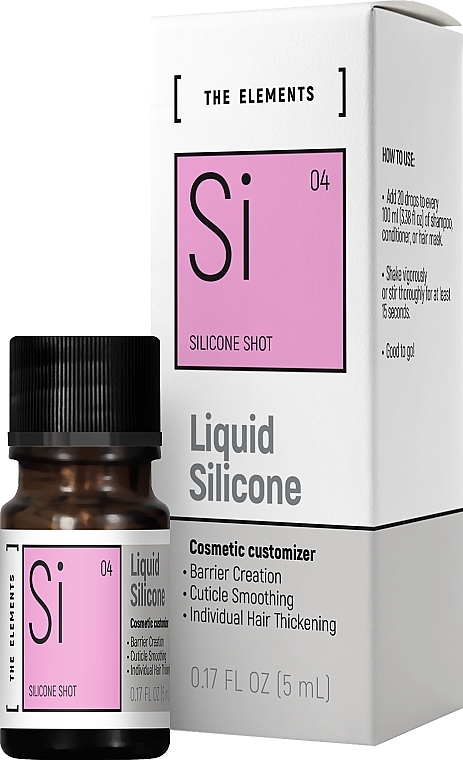 Haarkomplex - Pharma Group Laboratories The Elements Liquid Silicone  — Bild N3