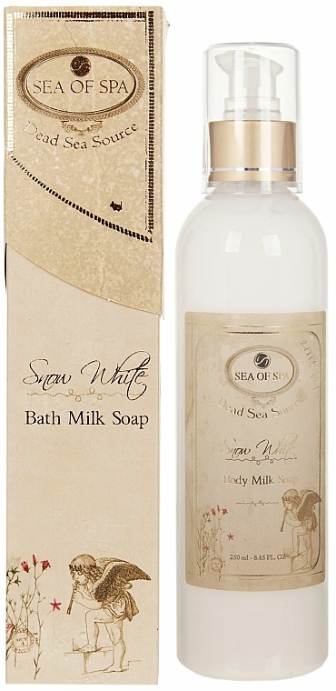 Parfümierte Bade- und Duschmilch - Sea Of Spa Snow White Bath Milk Soap — Bild N1