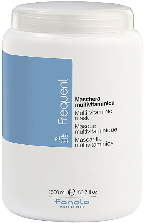Multivitamin-Pflegemaske für alle Haartypen - Fanola Frequent Multi Vitamin Mask — Bild N1