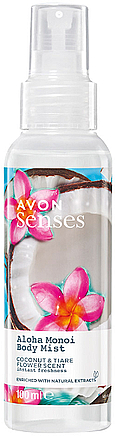 Körpernebel Kokos- und Tahiti-Blumen - Avon Senses Aloha Monoi Body Mist — Bild N1