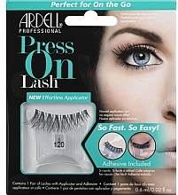 Düfte, Parfümerie und Kosmetik Künstliche Wimpern mit Wimpernkleber 120 - Ardell Press On Lash 120 Black