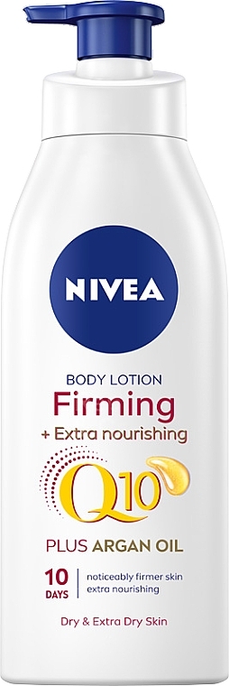 Körperlotion - Nivea Q10 Firming + Extra Nourishing Plus Argan Oil Body Lotion — Bild N1