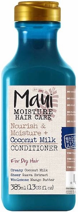 Conditioner für trockenes Haar mit Kokosmilch - Maui Moisture Nourish & Moisture + Coconut Milk Conditioner — Bild N1