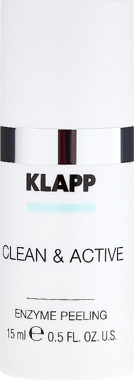 Enzympeeling für Gesicht mit hydrolisierter Hefe - Klapp Clean & Active Enzyme Peeling — Bild N1