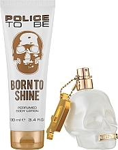 Police To Be Born To Shine Woman - Duftset (Eau de Parfum 40ml + Körperlotion 100ml) — Bild N2