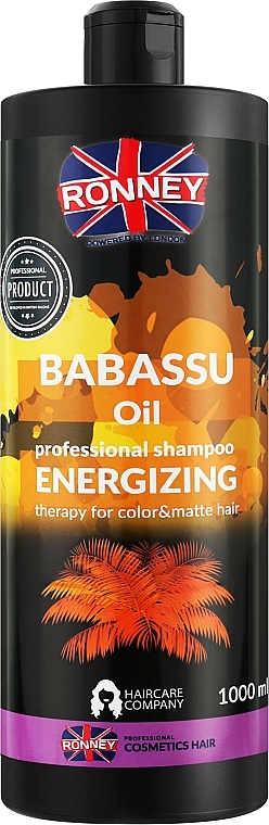Belebendes Shampoo mit Babassuöl für gefärbtes und mattes Haar - Ronney Babassu Oil Energizing Shampoo — Bild N2