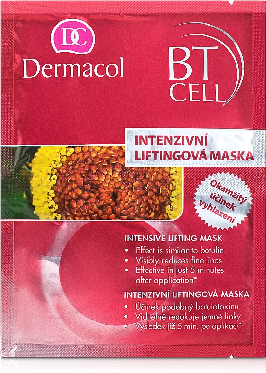 Intensiv Lifting-Gesichtsmaske - Dermacol BT Cell Intensive Lifting Mask  — Bild N1