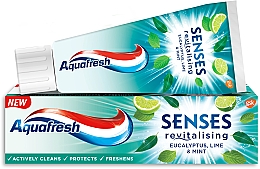 Zahnpasta mit Eukalyptus, Limette und Minze - Aquafresh Senses — Bild N2