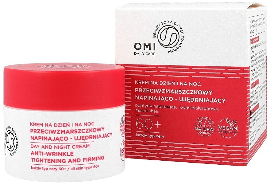 Anti-Falten-Tages- und Nachtcreme 60+ - Allvernum Omi Daily Care Anti-Wrinkle Tightening And Firming Day And Night Cream — Bild N1