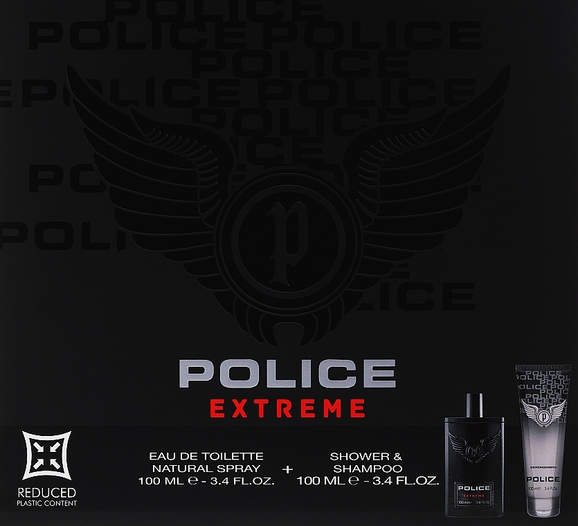 Duftset (Eau de Toilette 100ml + Shampoo 100ml)  - Police Extreme  — Bild N1