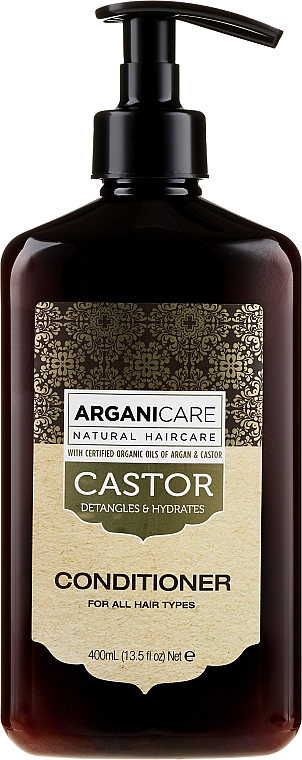 Pflegende Haarspülung zum Haarwachstum mit Rizinusöl - Arganicare Castor Oil Conditioner — Bild N1