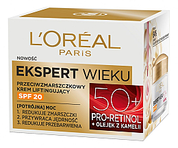 Tagescreme Age Expert 50+ LSF 20 - L'Oreal Paris Pro Retinol Day Cream 50+ — Bild N1