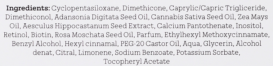 Haarserum Baobab, Biotin und Hanföl - Bioelixire Hair Oil Serum — Bild N3