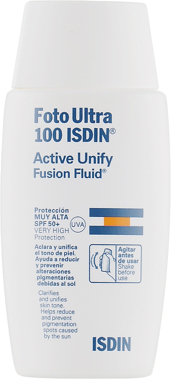 Gesichtsfluid - Isdin Foto Ultra 100 Active Unify SPF 50+ — Bild N2