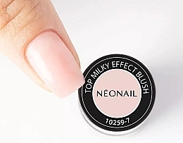 Hybrid-Nagellack - NeoNail Top Milky Effect Blush — Bild N2