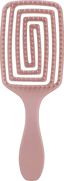 Massage-Haarbürste Flexi 24 cm hellrosa - Titania — Bild N1