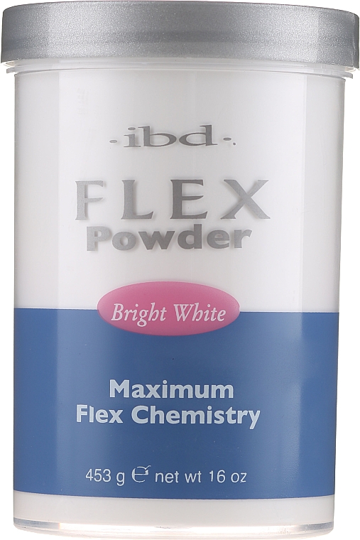 Acrylpuder reines weiß - IBD Flex Powder Bright White — Bild N3