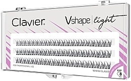 Düfte, Parfümerie und Kosmetik Wimpernbüschel 8 mm - Clavier V-Shape Light Eyelashes