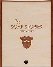 Düfte, Parfümerie und Kosmetik Set Mix aus Aromen - Soap Stories (Seife 140g + Körperpeeling150g + Seife 100g + Wachs 50g + Shampoo140g) 