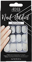 Düfte, Parfümerie und Kosmetik Falsche Nägel - Ardell Nail Addict Artifical Nail Set Natural Squared