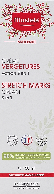 Creme gegen Schwangerschaftsstreifen - Mustela Maternity Stretch Marks Cream Active 3in1 — Foto N3
