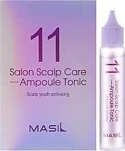 Erfrischendes Ampullen-Kopfhauttonikum - Masil 11 Salon Scalp Care Ampoule Tonic — Bild N2