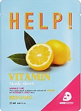 Gesichtsmaske mit Vitaminen - Bergamo HELP! Mask — Bild N1