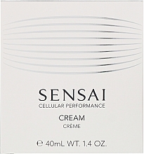 Luxuriöse straffende und feuchtigkeitsspendende Anti-Aging Gesichtscreme - Sensai Cellular Performance Cream — Bild N2