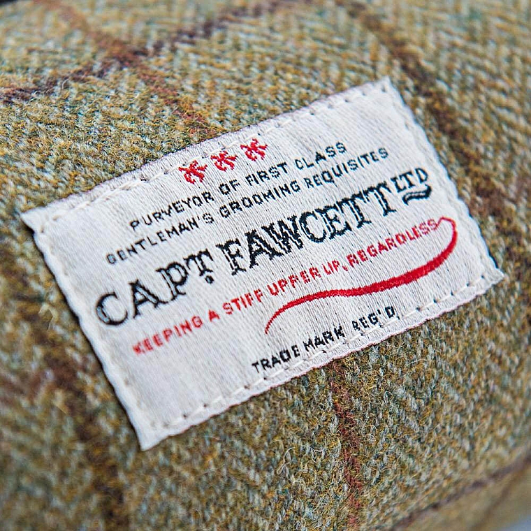 Tweed-Kosmetiktasche CF.318 - Captain Fawcett Tweed Wash Bag — Bild N2