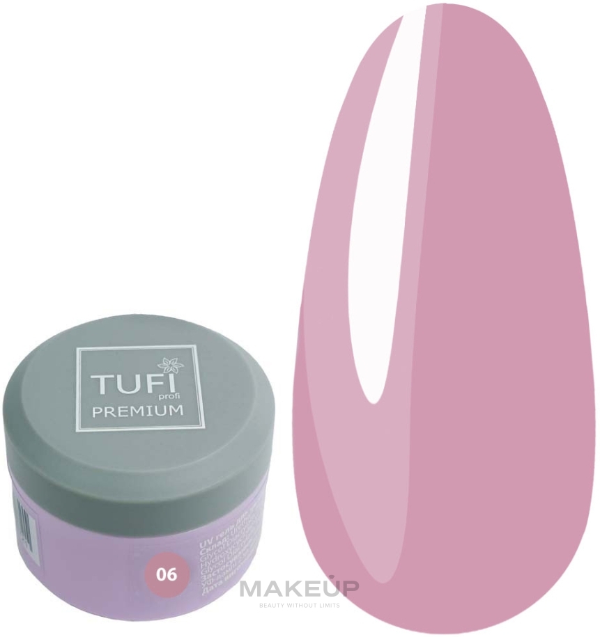 Nagelverlängerungsgel - Tufi Profi Premium Builder UV Gel  — Bild 06 - French Pink