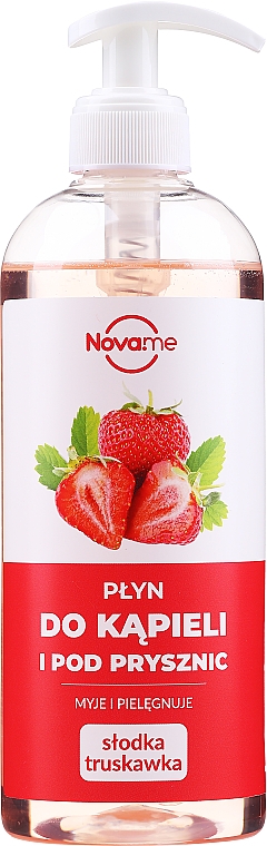Bade- und Duschschaum mit Erdbeerextrakt - Novame — Bild N1