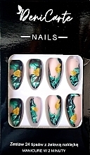 Künstliche Nägel in Mandelform 24 St. - Deni Carte Nails 7110  — Bild N1