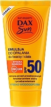 Düfte, Parfümerie und Kosmetik Sonnenschutzemulsion für Gesicht und Körper - Dax Sun Emulsion SPF50