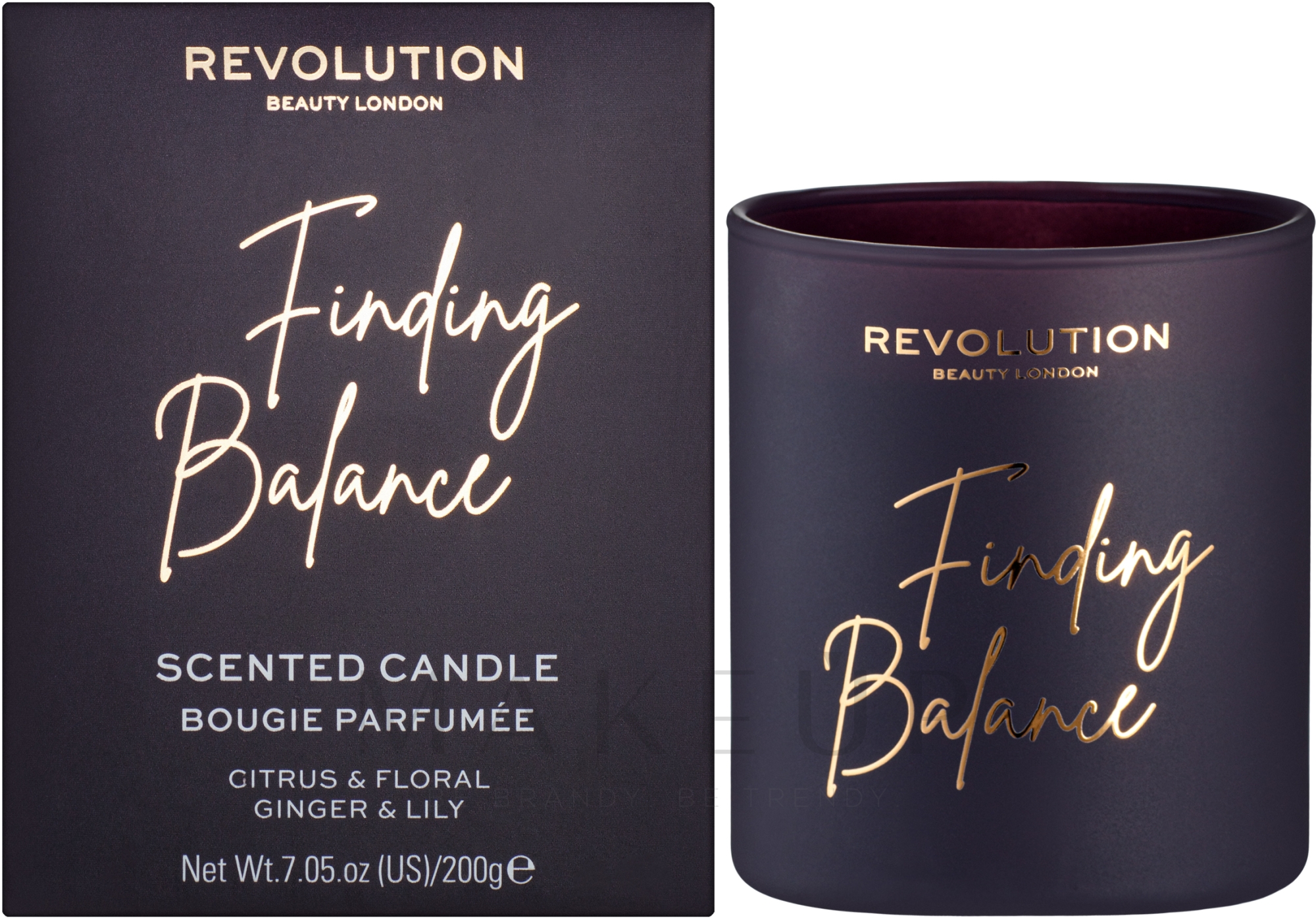 Makeup Revolution Beauty London Finding Balance - Duftkerze Finding Balance — Bild 200 g