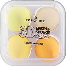 Make-up Schwamm beige, gelb, orange, hellgelb - Top Choice 3D Make-up Sponge — Bild N2