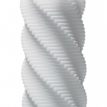 3D Masturbator mit spiralförmigen Rillen weiss - Tenga 3D Spiral — Bild N2