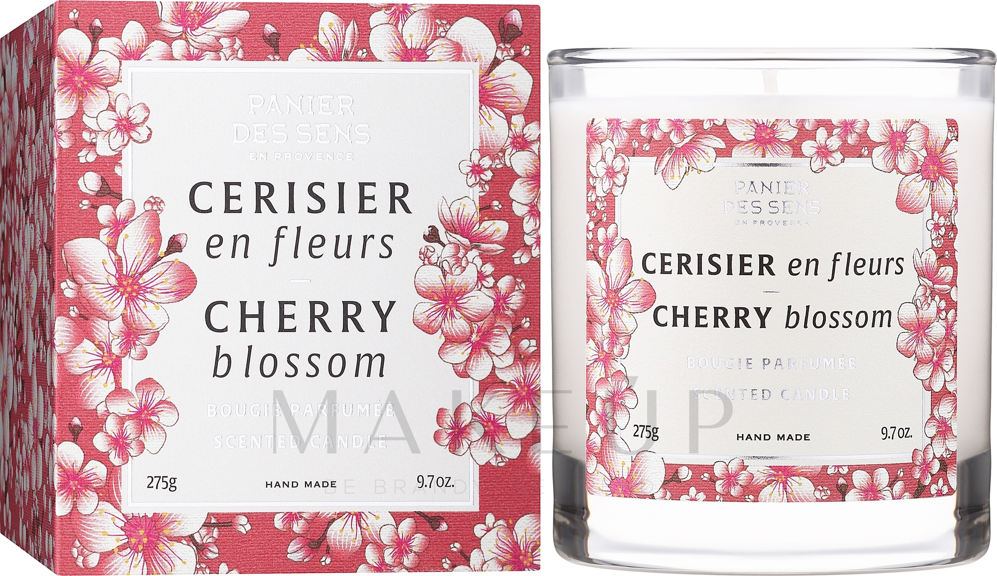 Duftkerze im Glas Kirschblüte - Panier Des Sens Scented Candle Cherry Blossom — Bild 275 g