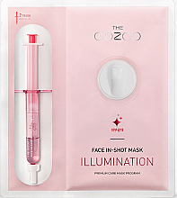 Düfte, Parfümerie und Kosmetik Ampullen-Tuchmaske für mehr Ausstrahlung für das Gesicht - The Oozoo Face In-Shot Mask Illumination