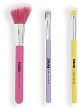 Make-up-Pinsel-Set 3-tlg. - Makeup Revolution X Fortnite Character Trio Brush Set — Bild N2