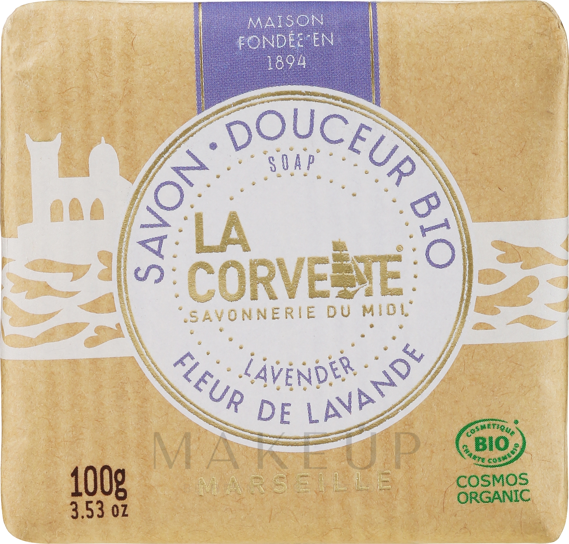 Bio Seife Lavendel - La Corvette Lavender Soap — Bild 100 g